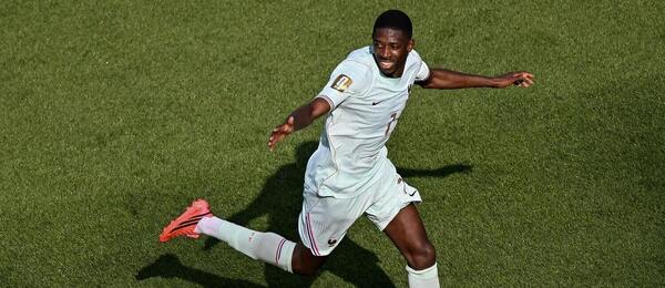 Gólová radosť Ousmana Dembelého z Francúzska na MS 2026.