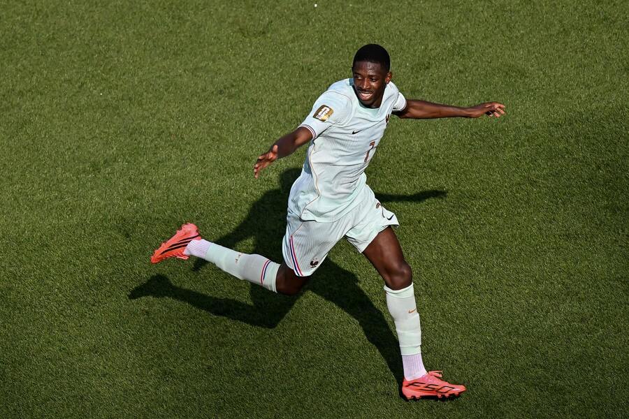 Gólová radosť Ousmana Dembelého z&nbsp;Francúzska na&nbsp;MS 2026.