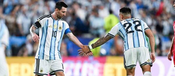 Messi a Martinez.