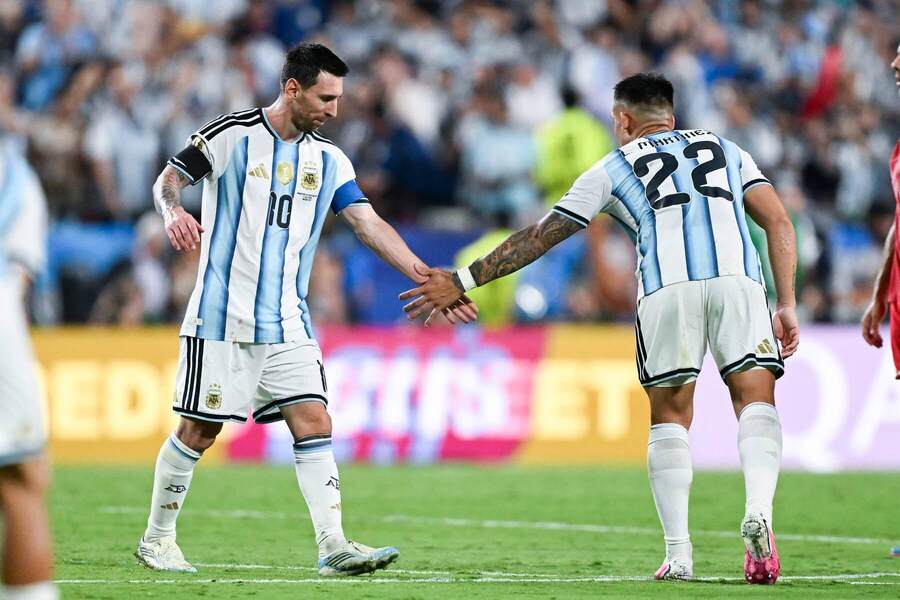 Messi a&nbsp;Martinez.