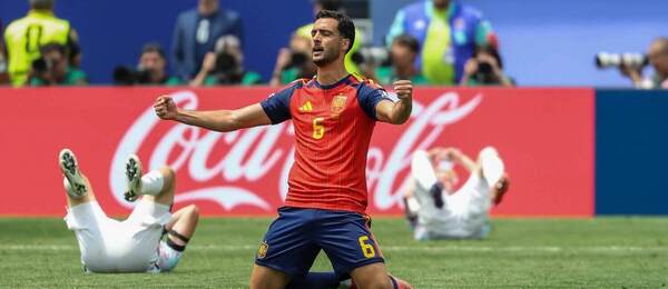 Mikel Merino po výhre Španielska proti Belgicku