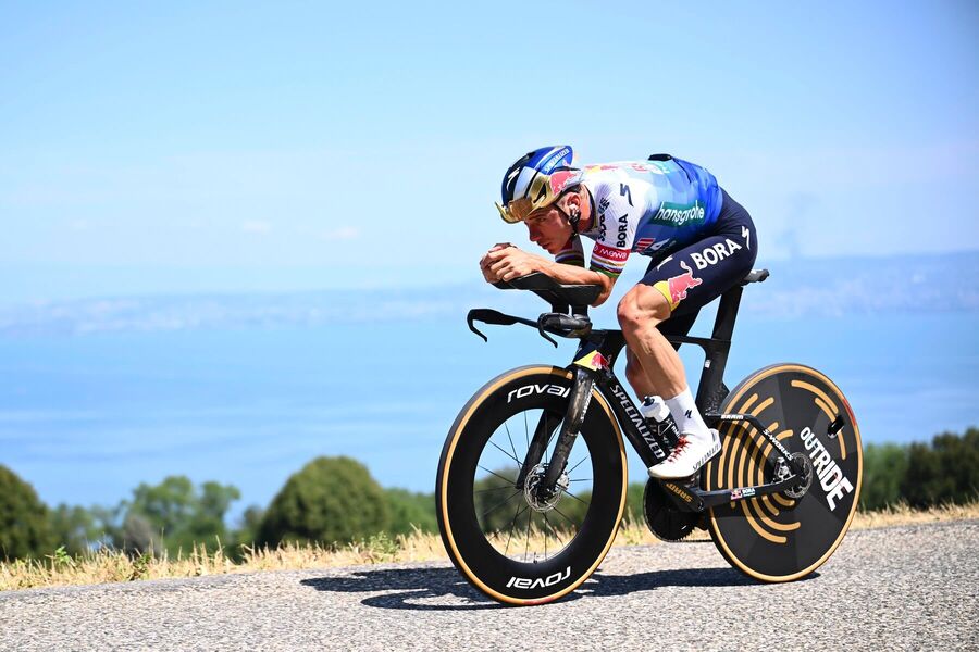 Remco Evenepoel trénuje na&nbsp;individuálnu časovku