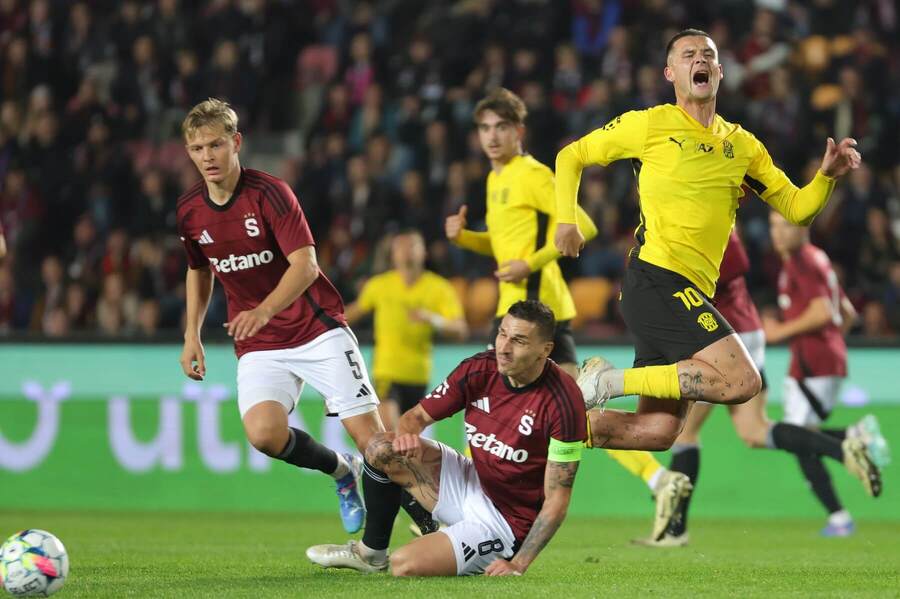 Momentka zo&nbsp;zápasu Sparta vs. Brno MOL Cup 2024.