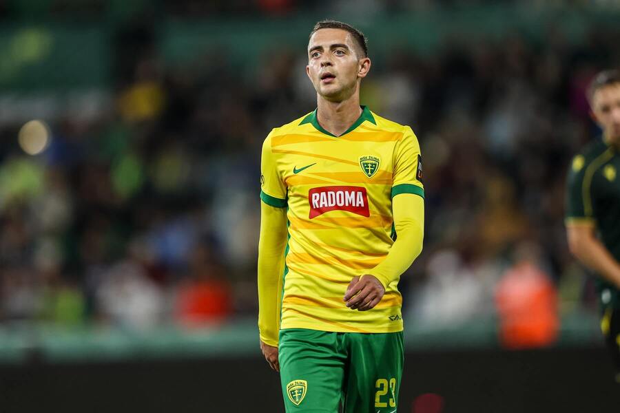 Ľavý krídelník Michal Faško z&nbsp;MŠK Žilina