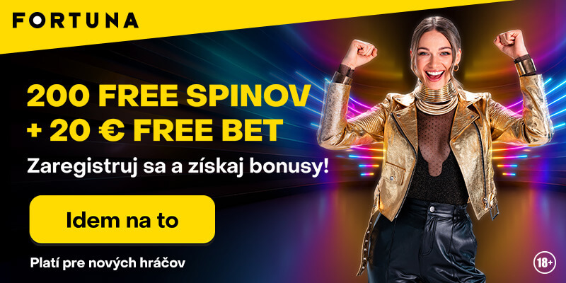 Získaj free bety až&nbsp;za&nbsp;20 eur vo&nbsp;Fortune!