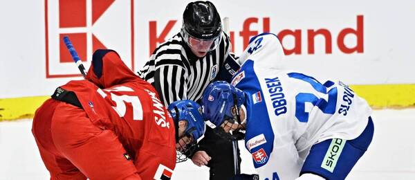Zápas Česko vs. Slovensko U18 na Hlinka Gretzky Cup 2025.