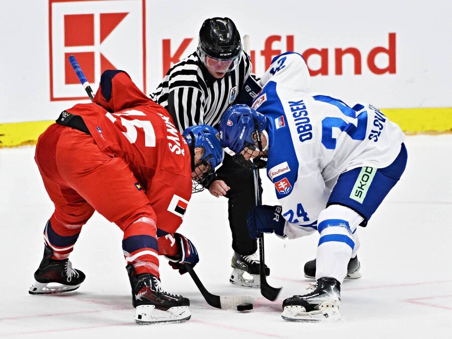 Zápas Česko vs. Slovensko U18 na&nbsp;Hlinka Gretzky Cup 2025.