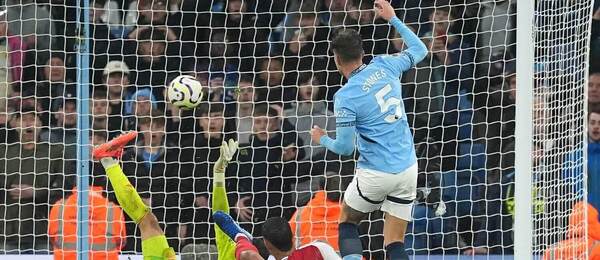 Gól v zápase Manchester City vs. Arsenal.