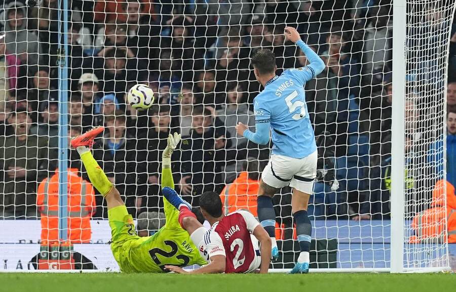 Gól v&nbsp;zápase Manchester City vs. Arsenal.