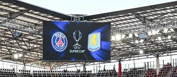 PSG vs. Aston Villa v Superpohári UEFA