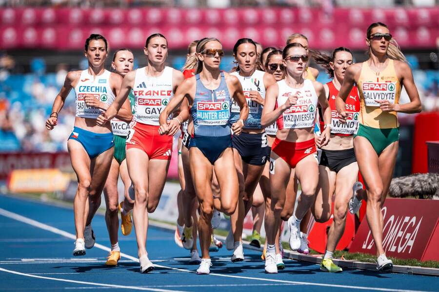 Beh na&nbsp;1500 metrov ženy – rozbeh, ME v&nbsp;atletike 2026