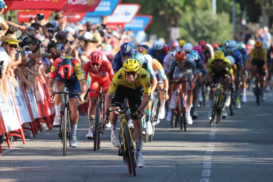 Finiš Brennana v&nbsp;2. etape na&nbsp;Vuelte 2026