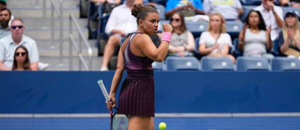 Jasmine Paolini z Talianska počas US Open 2026