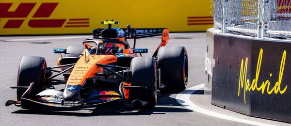 Lando Norris na VC Španielska na Madringu
