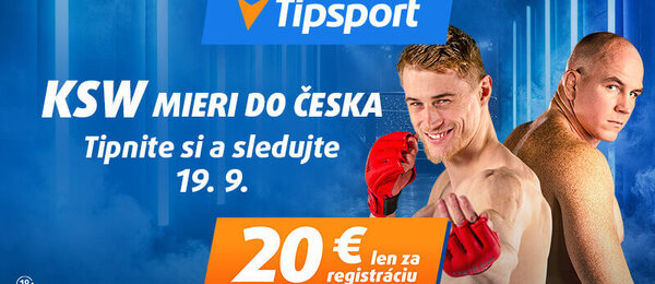 Tipni si a sleduj KSW 121 so Štefanom Vojčákom live v Tipsporte!