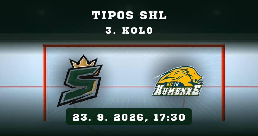 Skalica – Humenné, TIPOS SHL, 3.&nbsp;kolo, 23. 9.&nbsp;2026, 17:30.