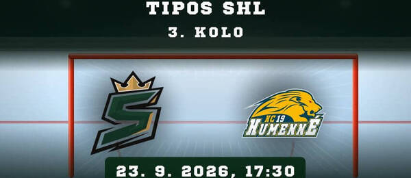 Skalica – Humenné, TIPOS SHL, 3. kolo, 23. 9. 2026, 17:30.