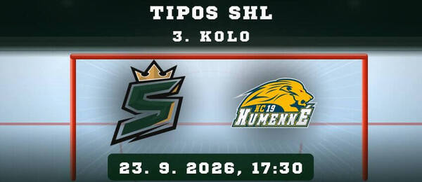 Skalica – Humenné, TIPOS SHL, 3. kolo, 23. 9. 2026, 17:30.