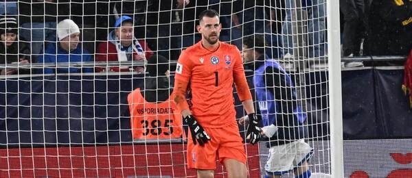 Martin Dúbravka v reprezentačnom drese Slovenska