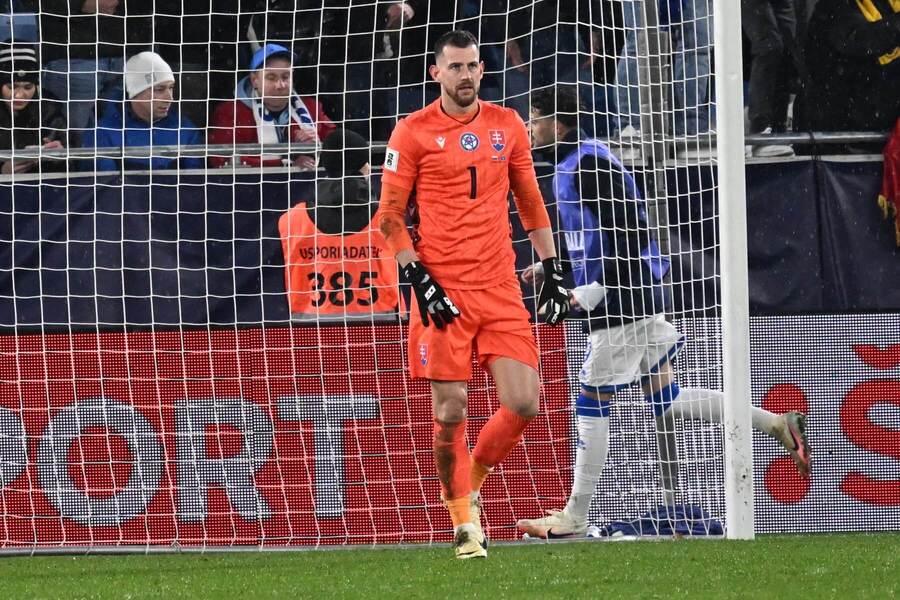 Martin Dúbravka v&nbsp;reprezentačnom drese Slovenska