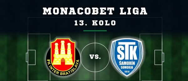 Inter Bratislava vs. Šamorín: 2. liga 2026/27, 13. kolo