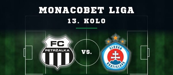 Petržalka vs. Slovan U21 v 13. kole MONACObet ligy.