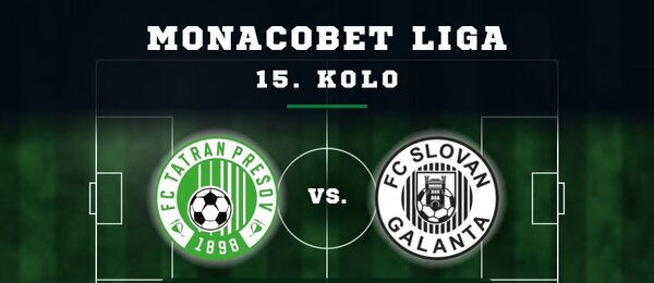 15. kolo MONACObet ligy Prešov vs. Galanta.